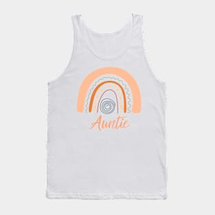 Auntie Rainbow Design Tank Top